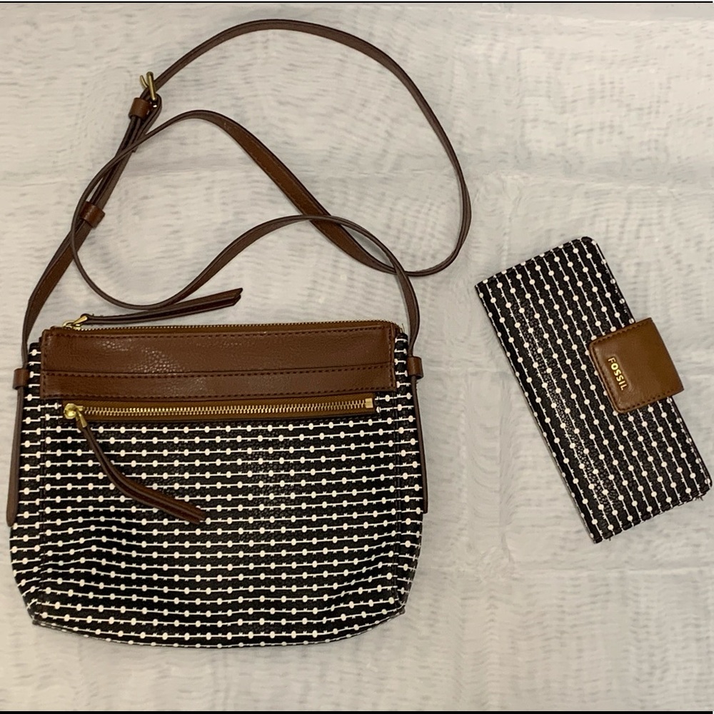 Fossil Fiona crossbody purse and matching wallet